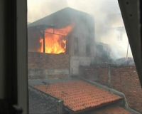 Belasan Rumah Hangus Dilalap Api
