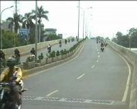 Kerusakan Jembatan Layang Tangerang