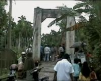 Jembatan Gantung di Aceh Ambruk