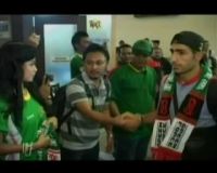 Bonek Sambut Meriah Kelantan FA