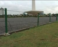 Kerusakan Monas Pasca Liburan
