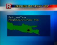 Lokasi Bencana Di Pulau Jawa
