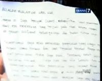 Afriyani Susanti Memohon Ampun Lewat Surat