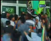 Unjuk Rasa Mahasiswa Tuntut Dana UKM Ricuh