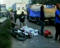 Ibu dan Anak Tewas Terlindas Truk