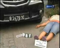 Afriyani Jalani Rekonstruksi Kecelakaan Maut