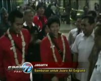 Sambutan untuk Juara All England
