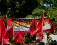Demo BBM Besar-besaran, Polisi Evakuasi Siswa SD