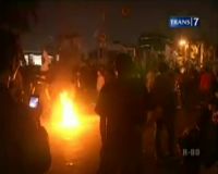 Penggunaan Cairan Kimia di Tengah Demo