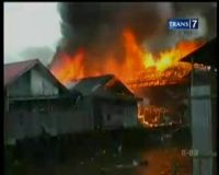 Pemukiman Ludes Terbakar