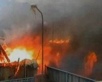 Flash: Kebakaran di Kelapa Gading, 1 Tewas