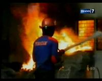 Pabrik Sawit Terbakar