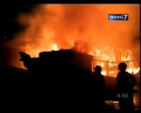 3 Kapal Terbakar di Muara Angke