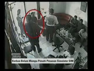 Kekerasan Pembuatan Simulator SIM, Terekam Kamera