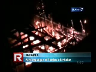 Tambora Kembali Terbakar