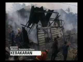 Korek Api Menghanguskan 5 Rumah Warga