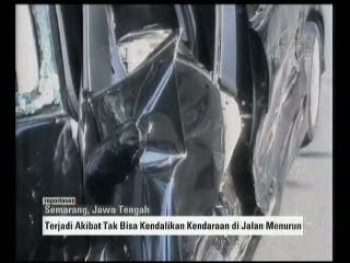  Kecelakaan di Jembatan Gombel Libatkan 3 Kendaraan