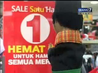 Pesta Diskon, Jerat Kaum Konsumtif
