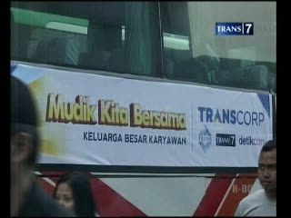 Mudik Gratis Bersama Keluarga dan Rekan Kerja