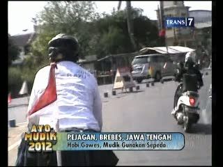 Hobi Gowes, Mudik Gunakan Sepeda