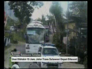  Usai Diblokir 15 Jam, Jalur Trans Sulawesi Dapat Dilewati