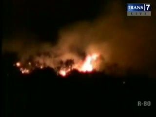 Gunung Tampomas Terbakar