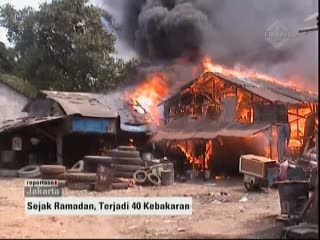 Sejak Ramadan, Terjadi 40 Kebakaran