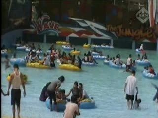 Wahana Air Jadi Favorit Liburan Warga