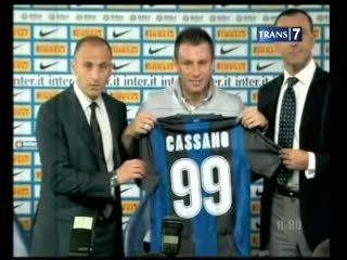 News Flash: Cassano Resmi Diperkenalkan Inter Milan