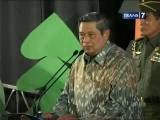 Terganggu Saat Pidato, SBY Tegur Anak Tidur