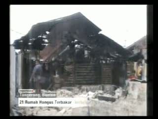 21 Rumah Hangus Terbakar, Warga Mengungsi