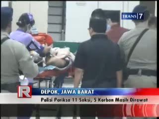 Olah TKP Peledakan Bom Depok