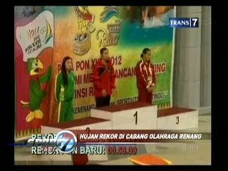 Hujan Rekor di Cabang Olah Raga Renang