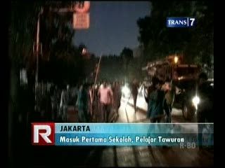 Tawuran Jadi Tradisi, Sekolah Tak Perduli
