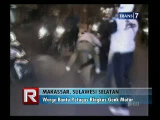 Warga Bantu Petugas Ringkus Genk Motor