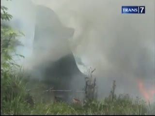 Pesawat TNI AU Jatuh di Panti Asuhan