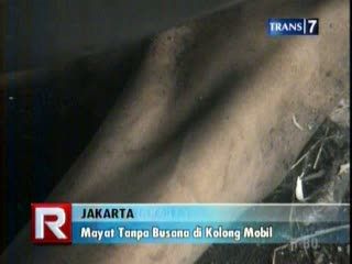 Mayat Tanpa Busana di Kolong Mobil