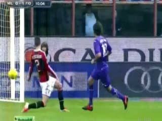 La Viola Tumbangkan Milan