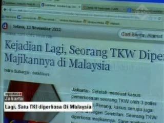  Lagi, Satu TKI Diperkosa di Malaysia