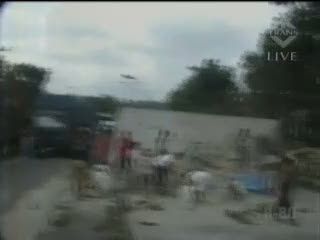 Truk Gandeng Bermuatan Semen Terbalik 