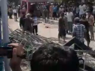 KPUD Bangkalan Dilempar Bom Molotov