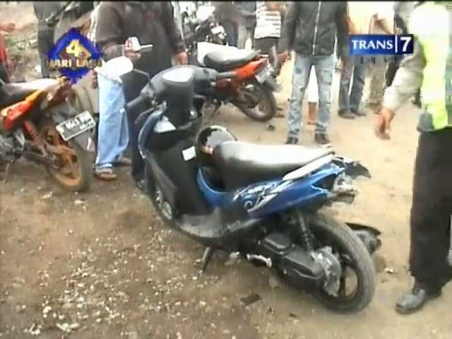 Kontainer Tabrakan, 1 Tewas