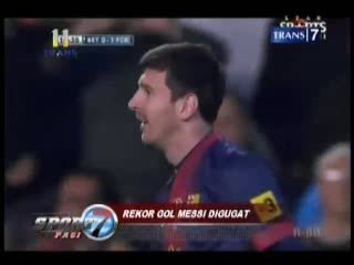 Rekor Gol Messi Digugat
