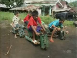 Gledekan, Motor Balap Tanpa Mesin