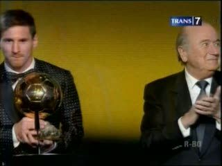 Ballon dOr 2012 Milik Lionel Messi