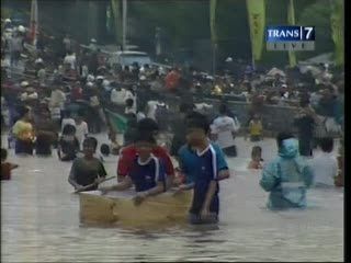 Update: Kondisi Banjir Ibukota Siang Ini