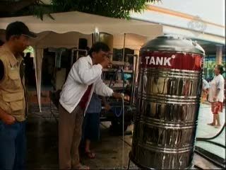 Kemenkes Operasikan Alat Penjernih Air Banjir