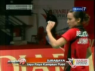 Jaya Raya Kampiun Putri Superliga Badminton 2013