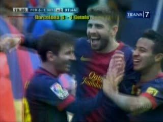 Barca Pesta Gol di Camp Nou