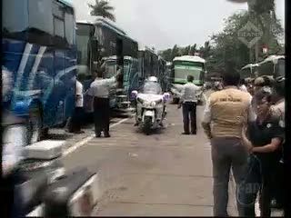 Pemprov DKI Luncurkan Angkutan Perbatasan Terintegrasi Bus Tranjakarta